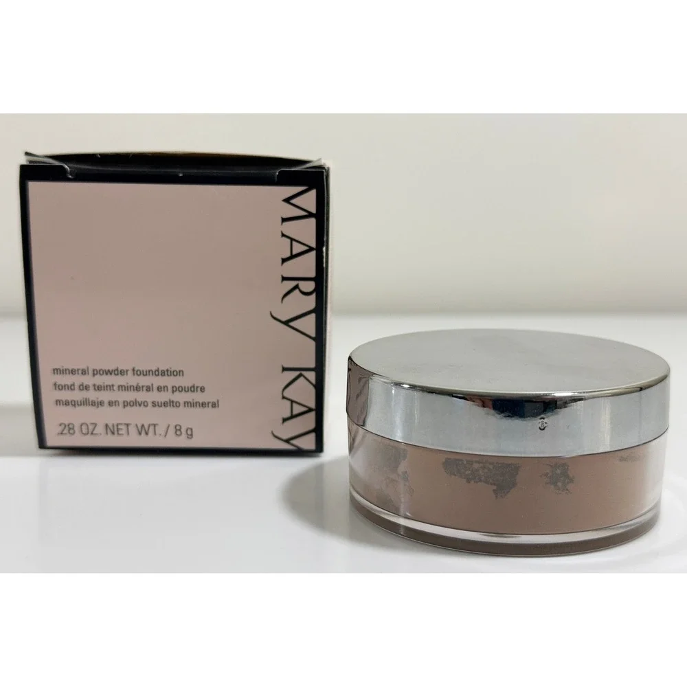 Mary Kay Mineral Powder Foundation Women .28 oz Beige 2 Loose Face Makeup